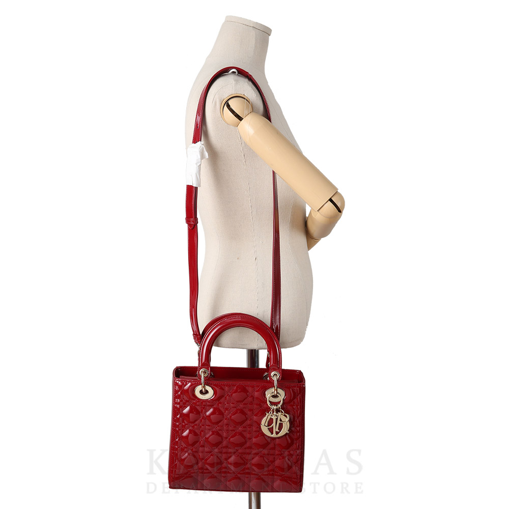 CHRISTIAN DIOR(USED)크리스찬디올 레이디디올 페이던트 미듐